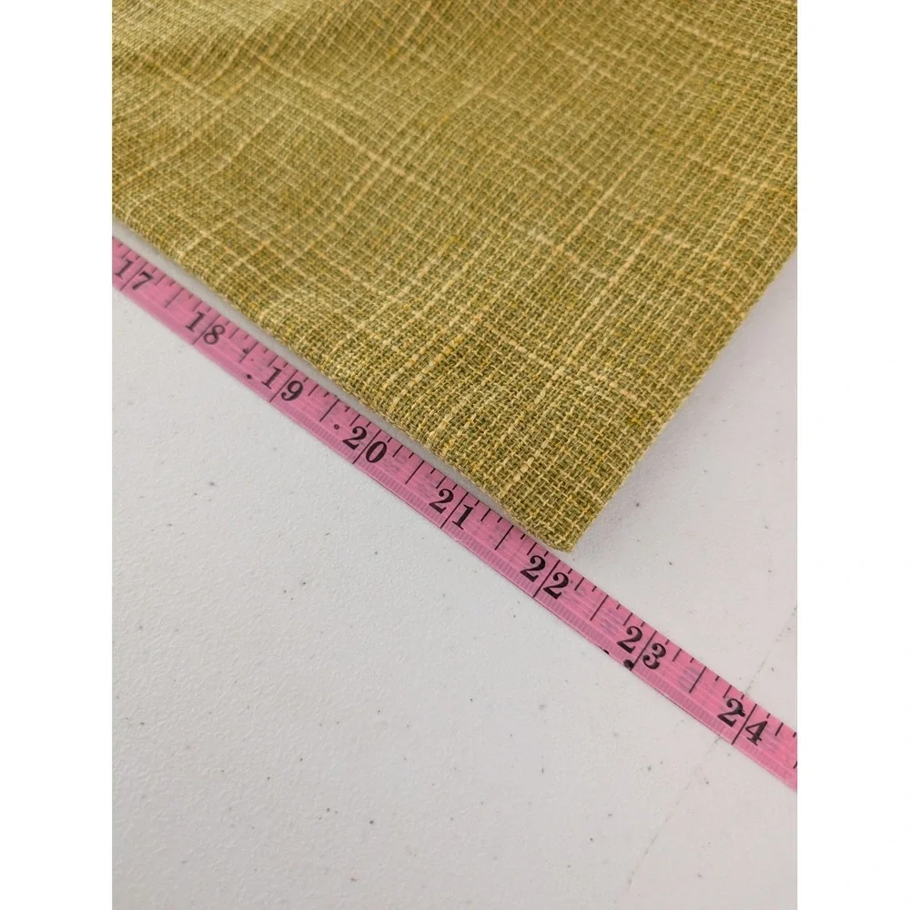 Mustard Yellow Texture 22x22 Decorative Pillow Cover Button Zipper Accent Square